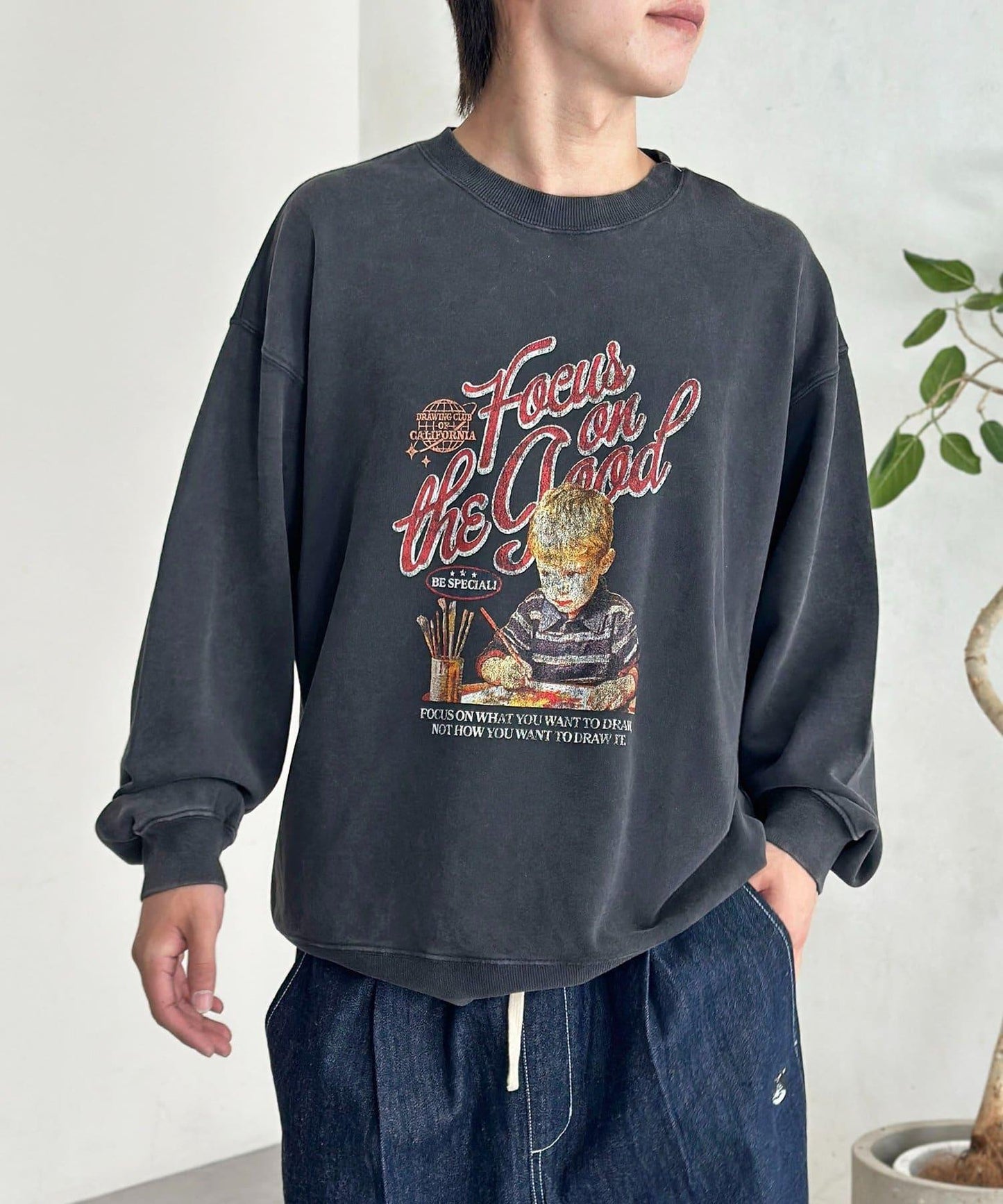 粉末工藝復古風衛衣