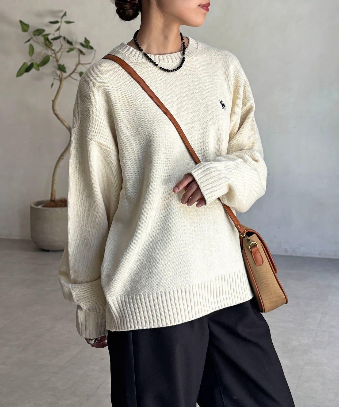【U.S. POLO ASSN.】圓領針織衫