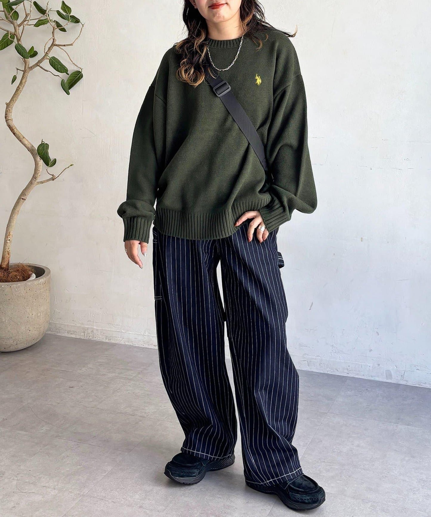 【U.S. POLO ASSN.】圓領針織衫