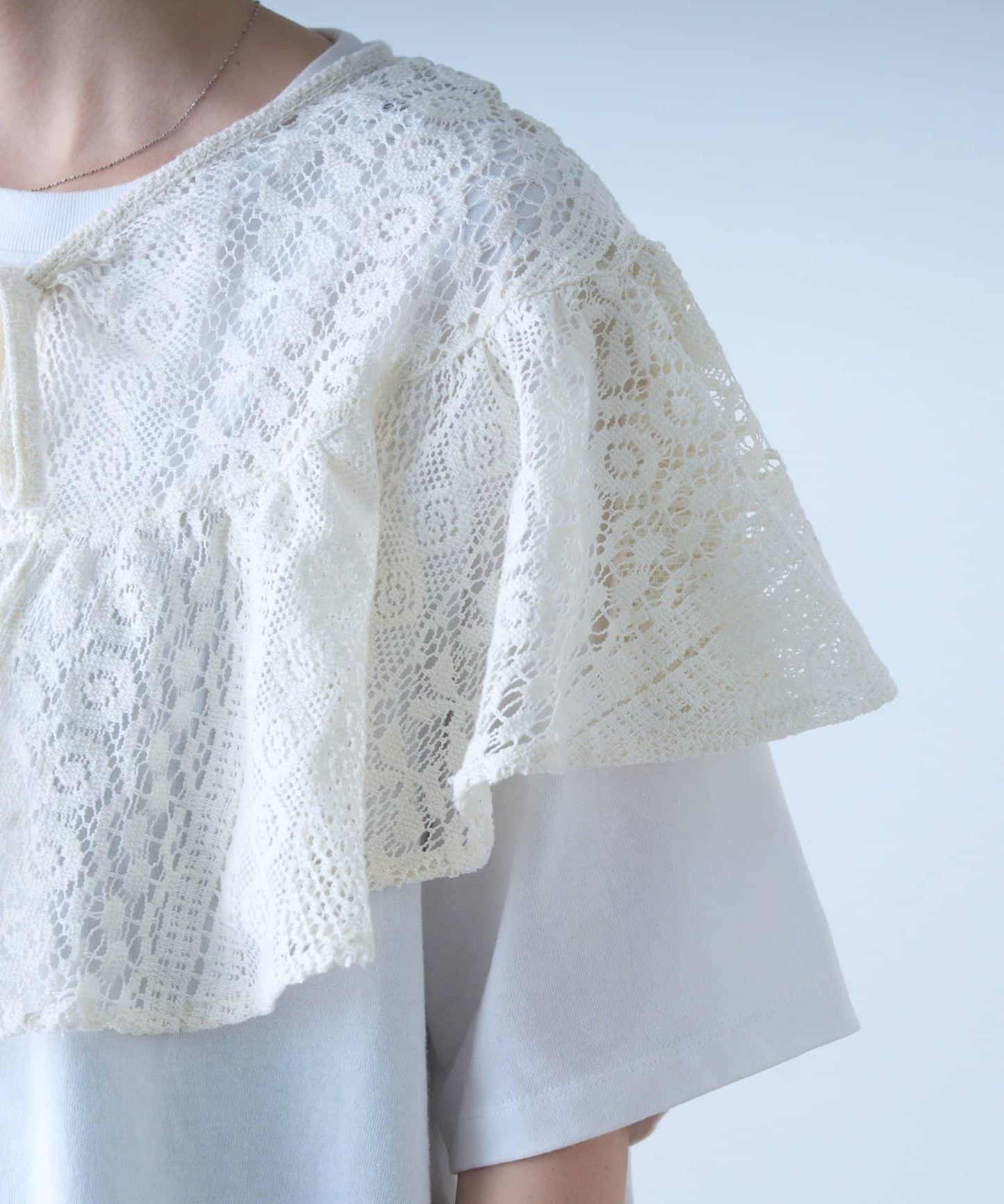 india網紗蕾絲假領