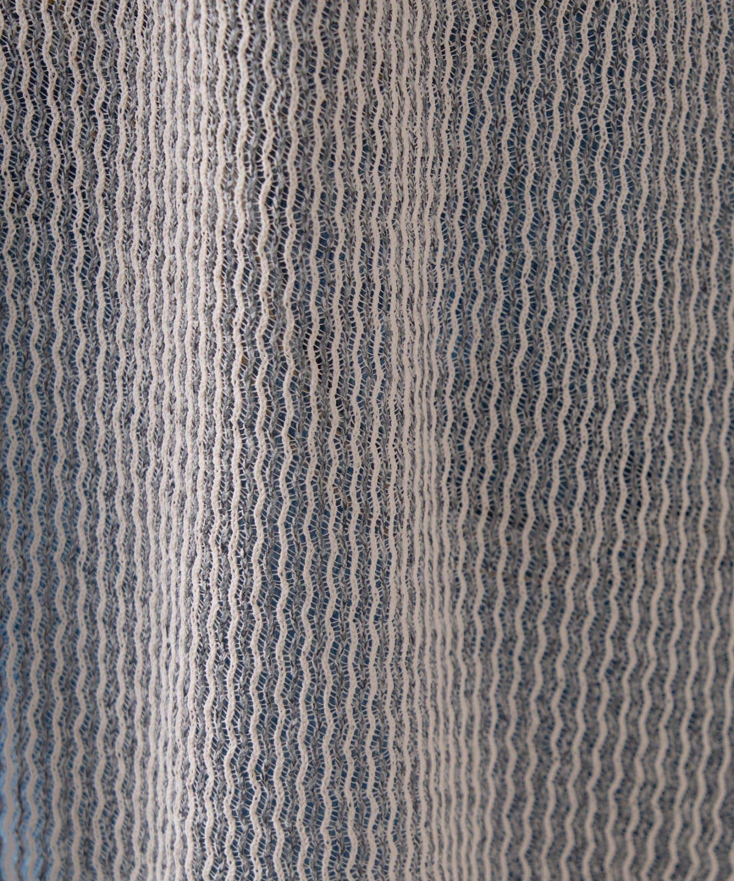 前後兩穿混色透視條紋蝴蝶結開衫