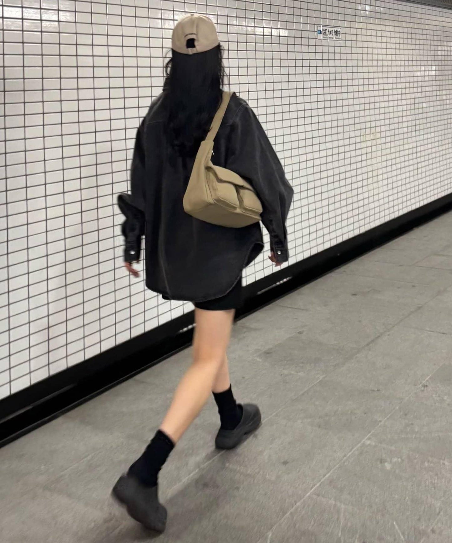 【PIKO企畫 / 】寬鬆褶皺牛仔襯衫