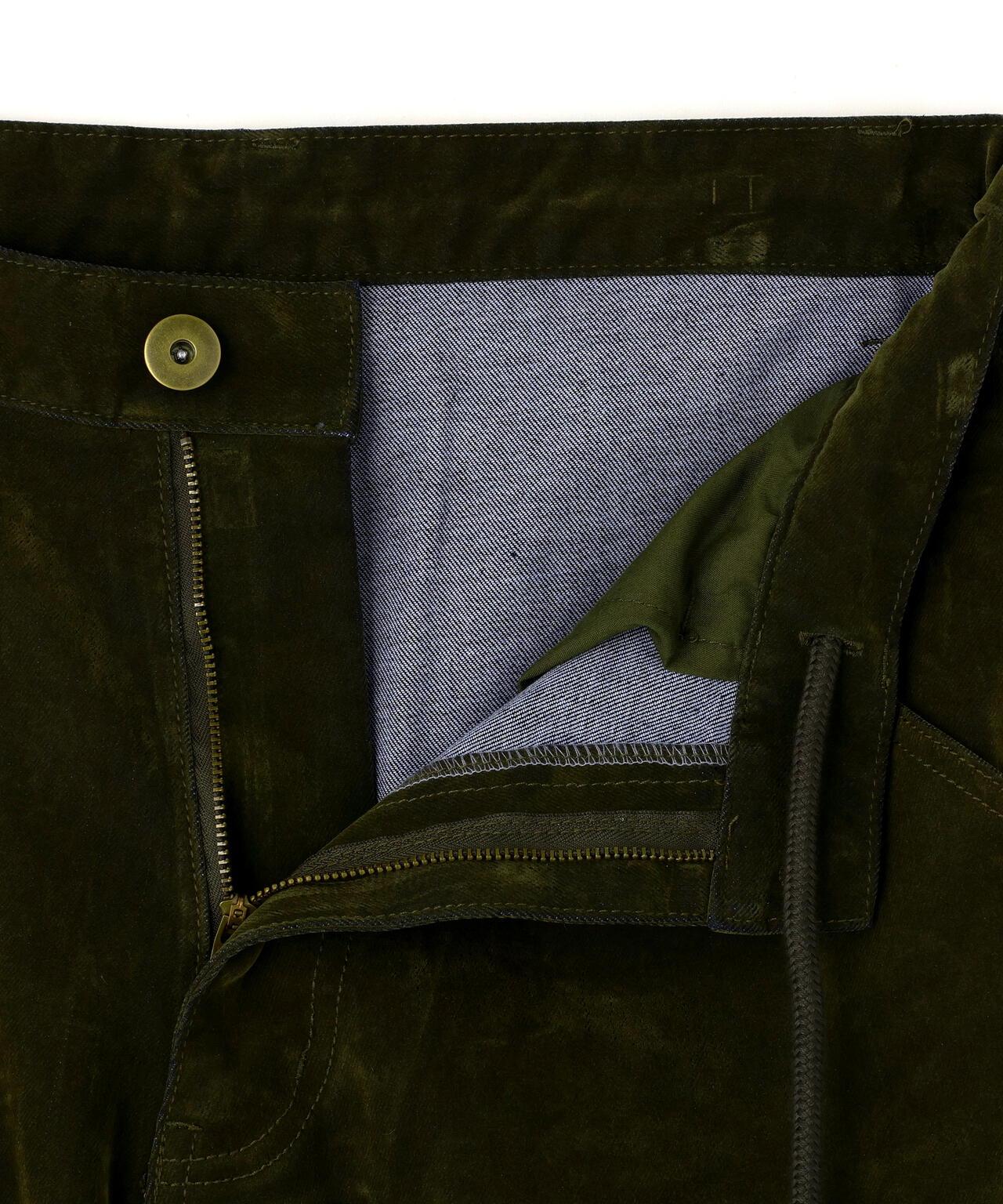 FLOCKY DENIM PANT 植絨牛仔褲