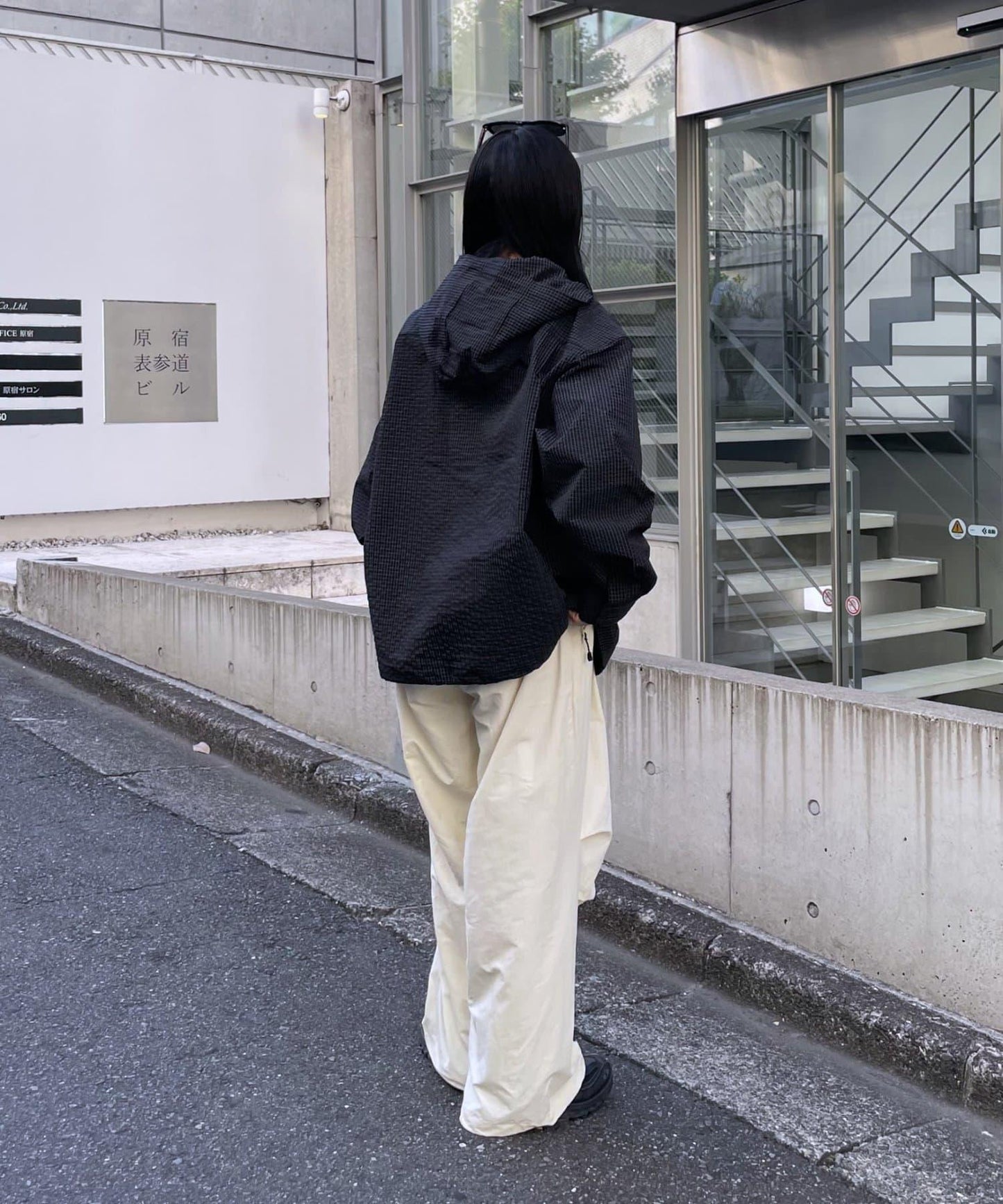 【LEI企畫 / 】弧形線條防潑水防撕裂長褲