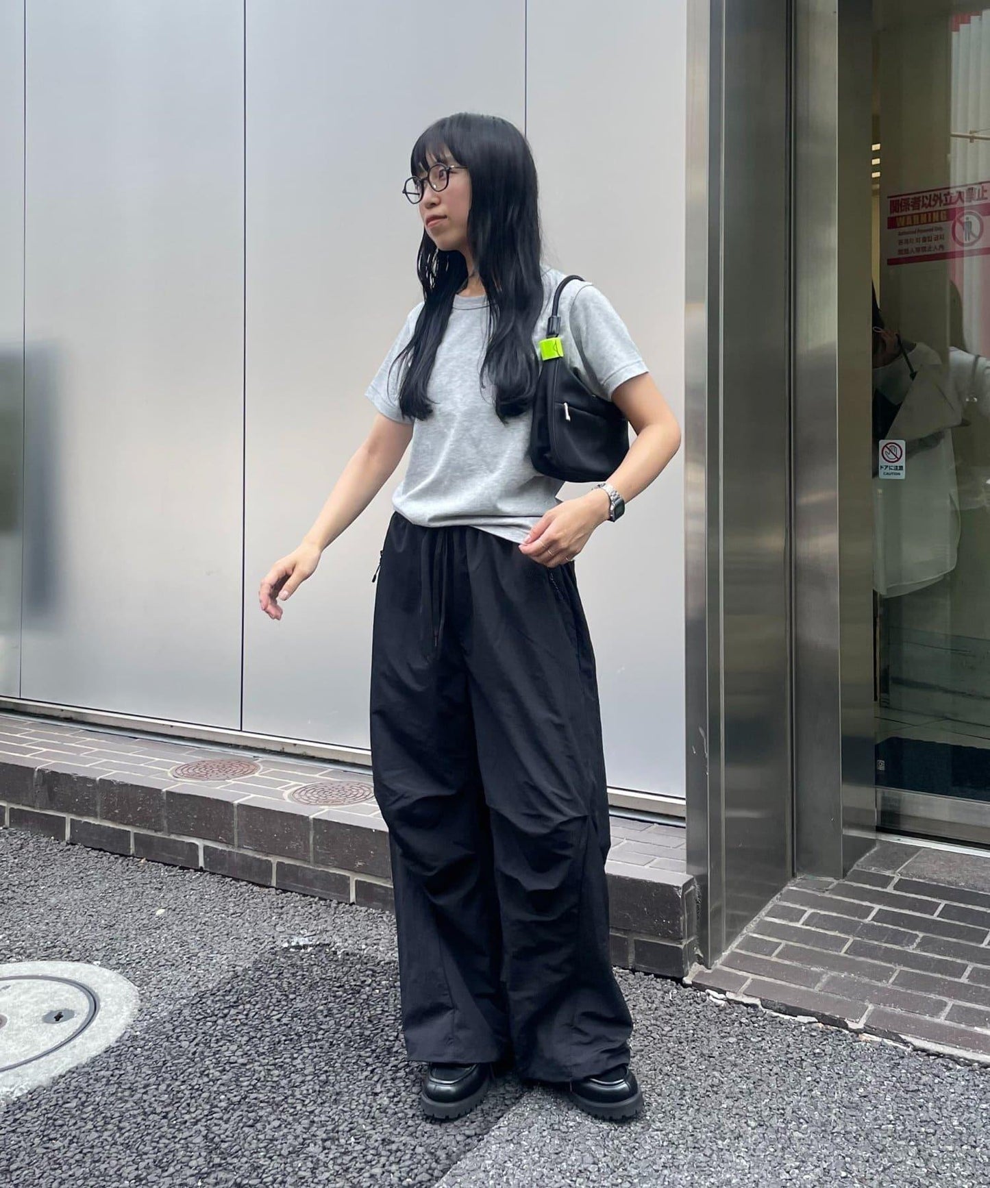 【LEI企畫 / 】弧形線條防潑水防撕裂長褲