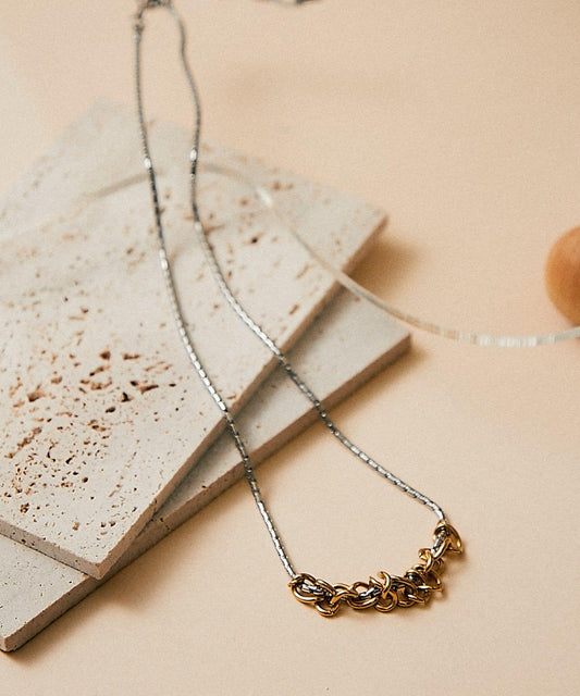 【nane】圓環拼接項鍊