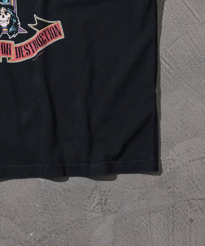 【EXCLUSIVE】GUNS N ROSES 槍與玫瑰 前印花長袖T恤