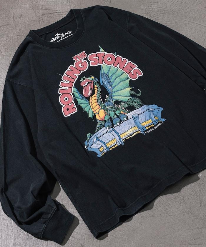 【EXCLUSIVE】The Rolling Stones 短袖T恤 滾石樂隊 前幅印花 長袖T恤