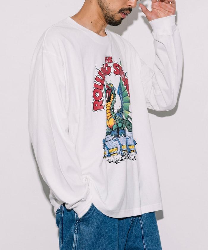 【EXCLUSIVE】The Rolling Stones 短袖T恤 滾石樂隊 前幅印花 長袖T恤