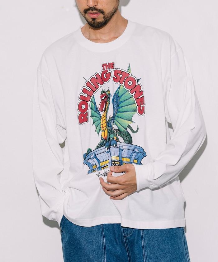 【EXCLUSIVE】The Rolling Stones 短袖T恤 滾石樂隊 前幅印花 長袖T恤