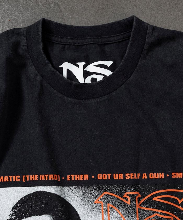 Nas正面印花長袖T恤