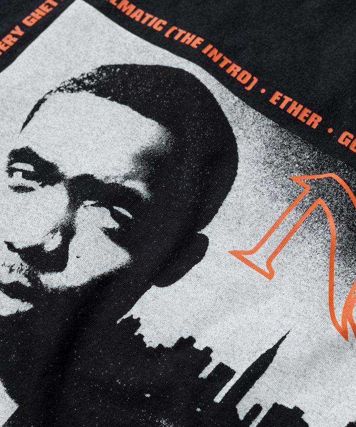 Nas正面印花長袖T恤