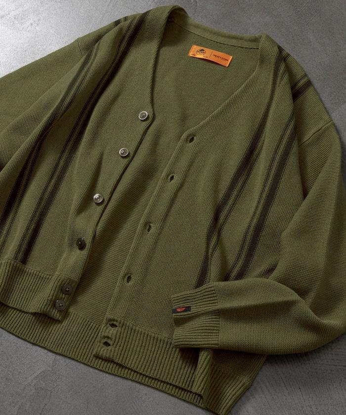 特別訂製 針織條紋開衫