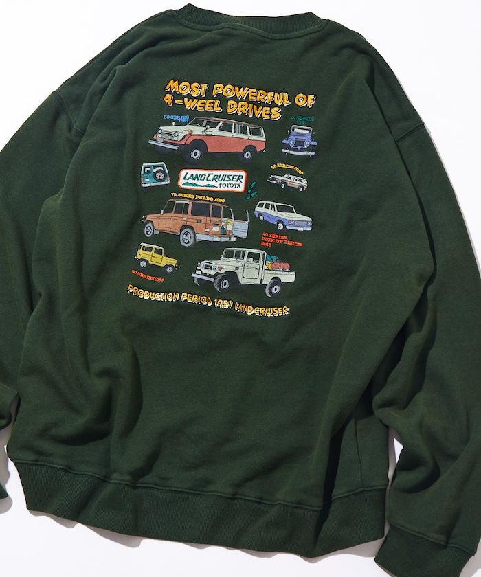 蘭德酷路澤徽章設計圓領衛衣