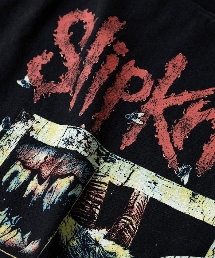 【EXCLUSIVE】復古風格 Slipknot 圖案長袖T恤