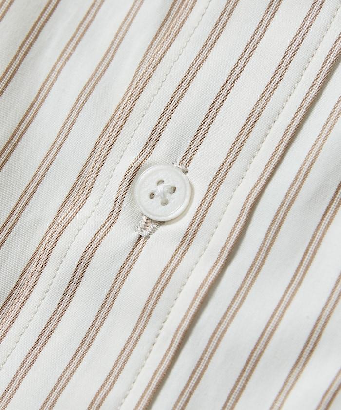 常規領盒型條紋襯衫