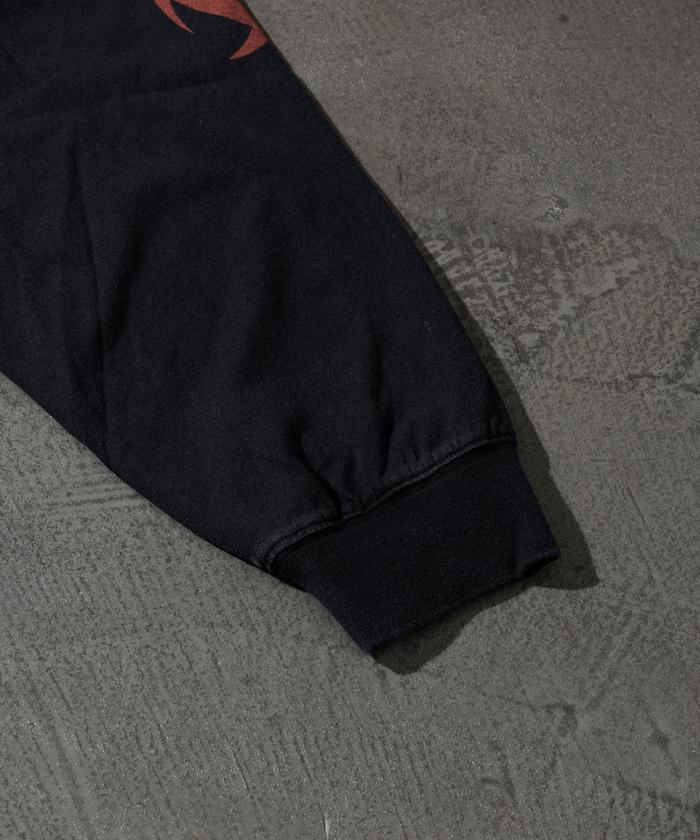 【EXCLUSIVE】復古風格 Slipknot 圖案長袖T恤