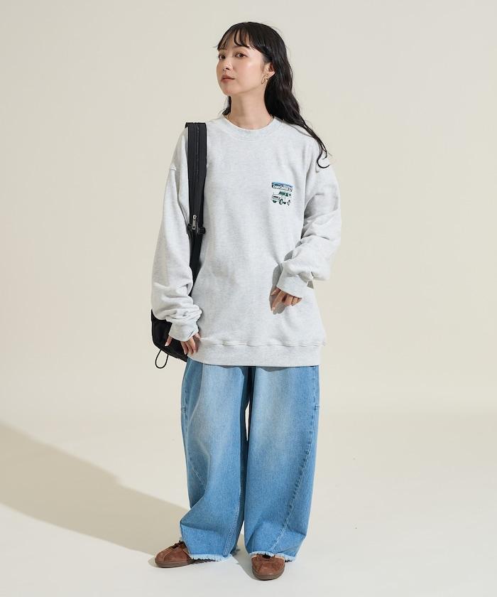 蘭德酷路澤徽章設計圓領衛衣