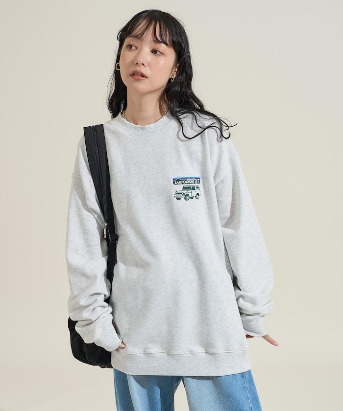 蘭德酷路澤徽章設計圓領衛衣