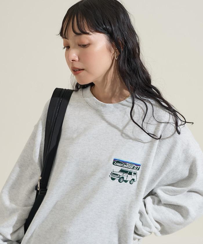 蘭德酷路澤徽章設計圓領衛衣