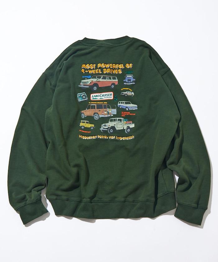 蘭德酷路澤徽章設計圓領衛衣