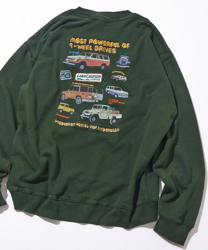 蘭德酷路澤徽章設計圓領衛衣