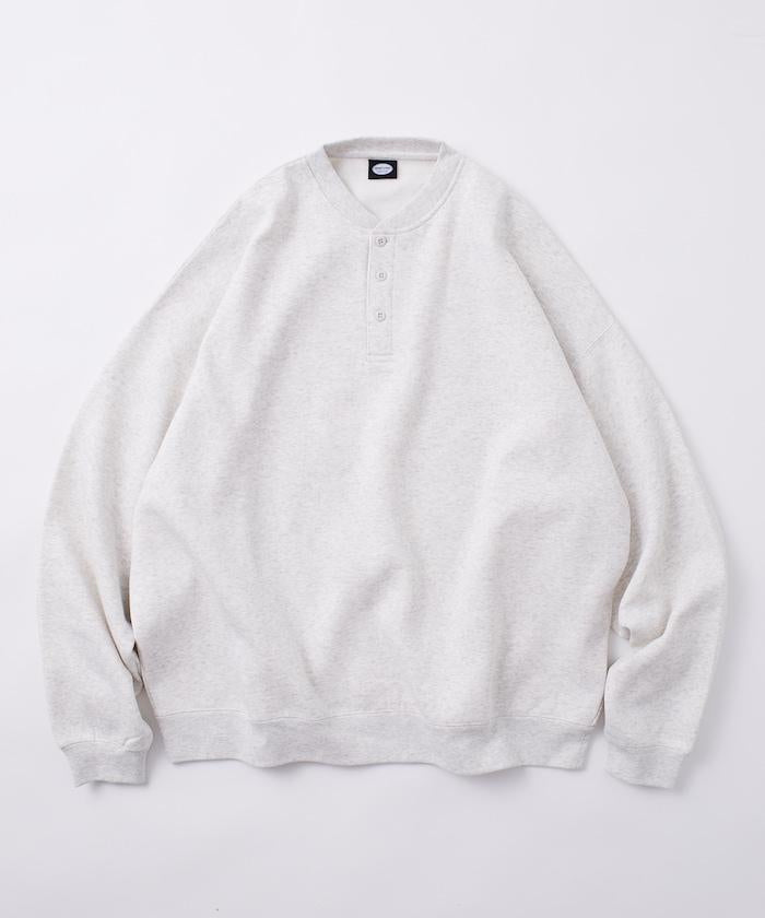 寬鬆版型亨利領衛衣套頭衫