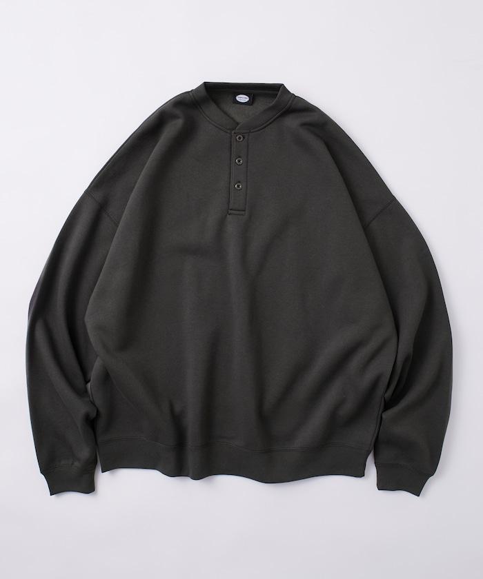 寬鬆版型亨利領衛衣套頭衫