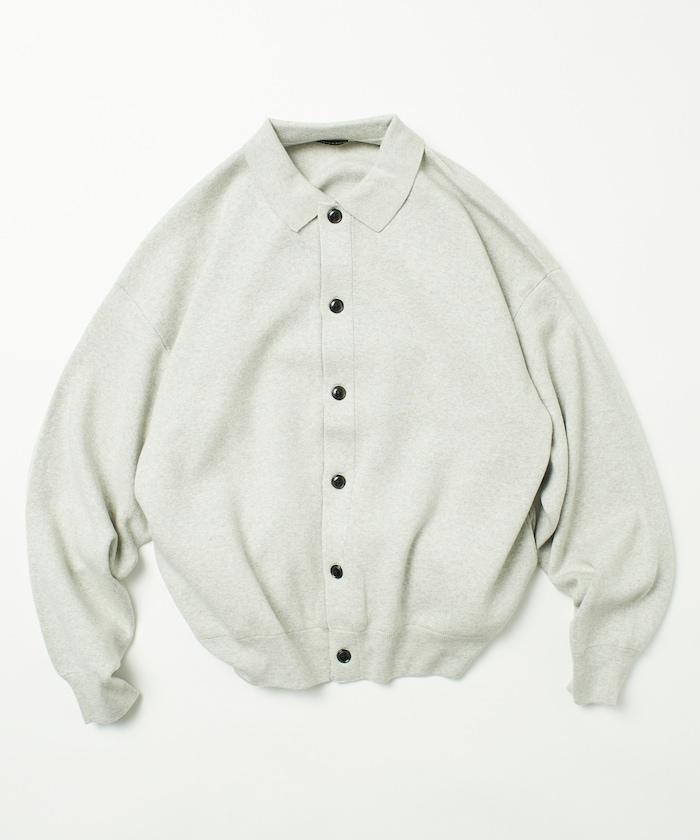 寬鬆版型衛衣風格翻領開衫