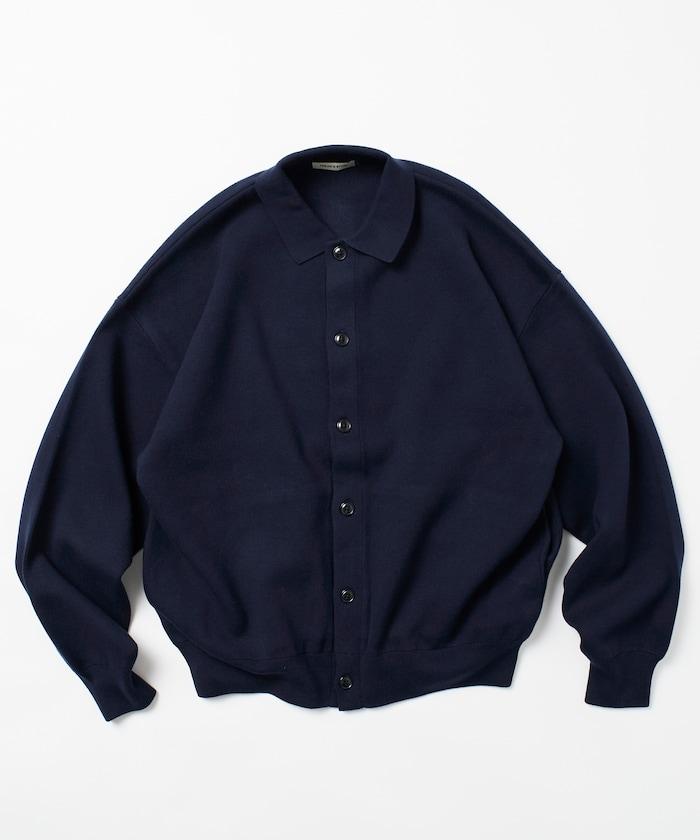 寬鬆版型衛衣風格翻領開衫