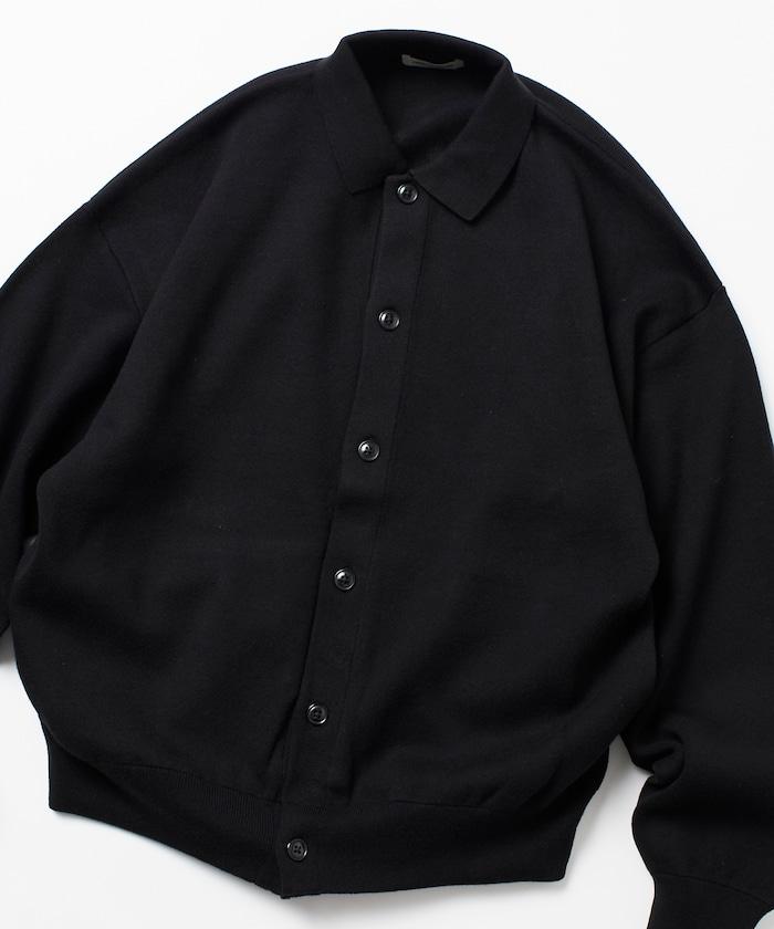 寬鬆版型衛衣風格翻領開衫