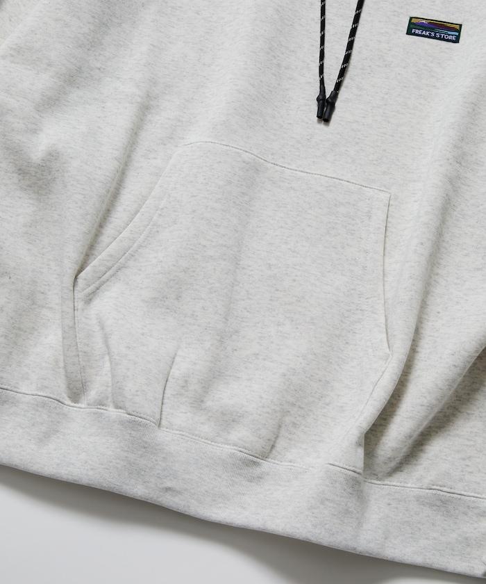 寬鬆版型 單點標誌套頭連帽衛衣/下襬抽繩/加絨內裡