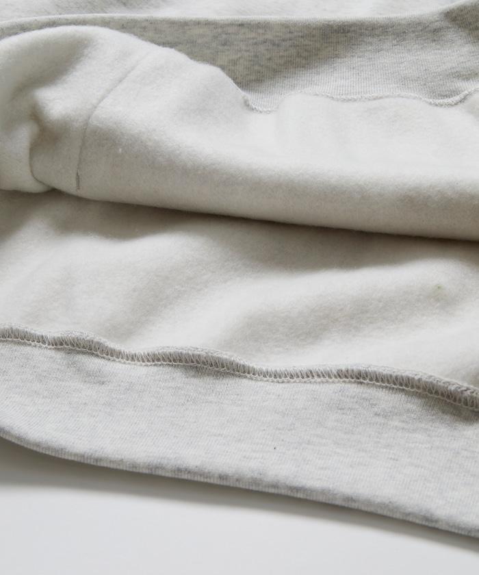 寬鬆版型 單點標誌套頭連帽衛衣/下襬抽繩/加絨內裡