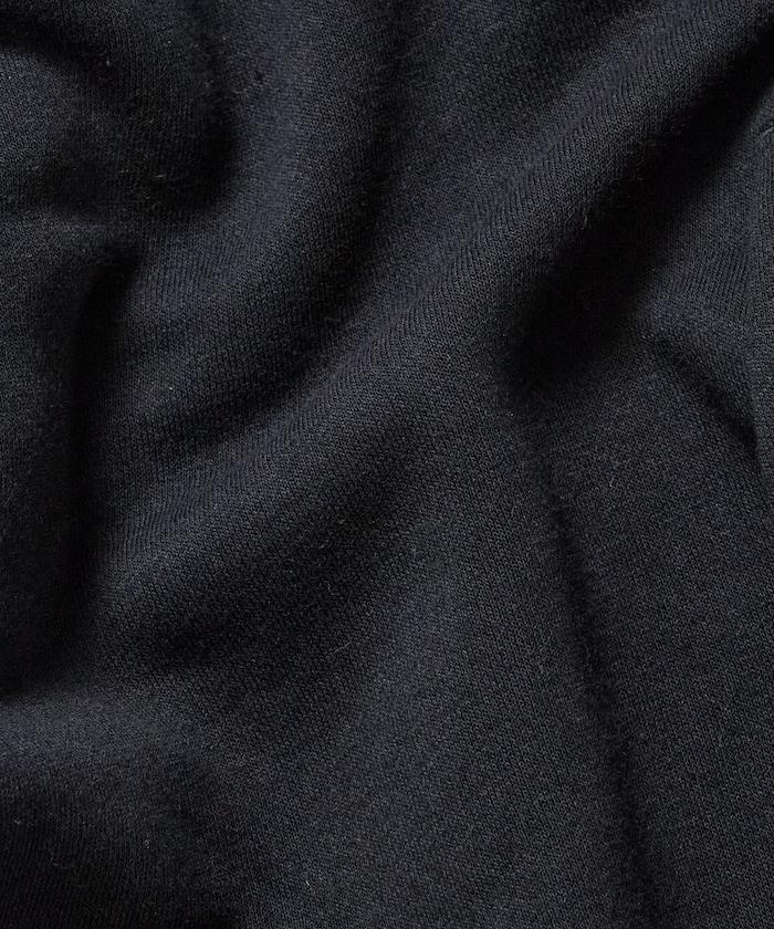 寬鬆版型 單點標誌套頭連帽衛衣/下襬抽繩/加絨內裡