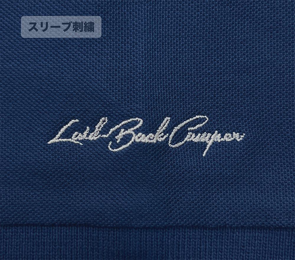 《搖曳露營》 SEASON3_L碼_摩托車志摩凜 單點刺繡POLO衫/靛藍
