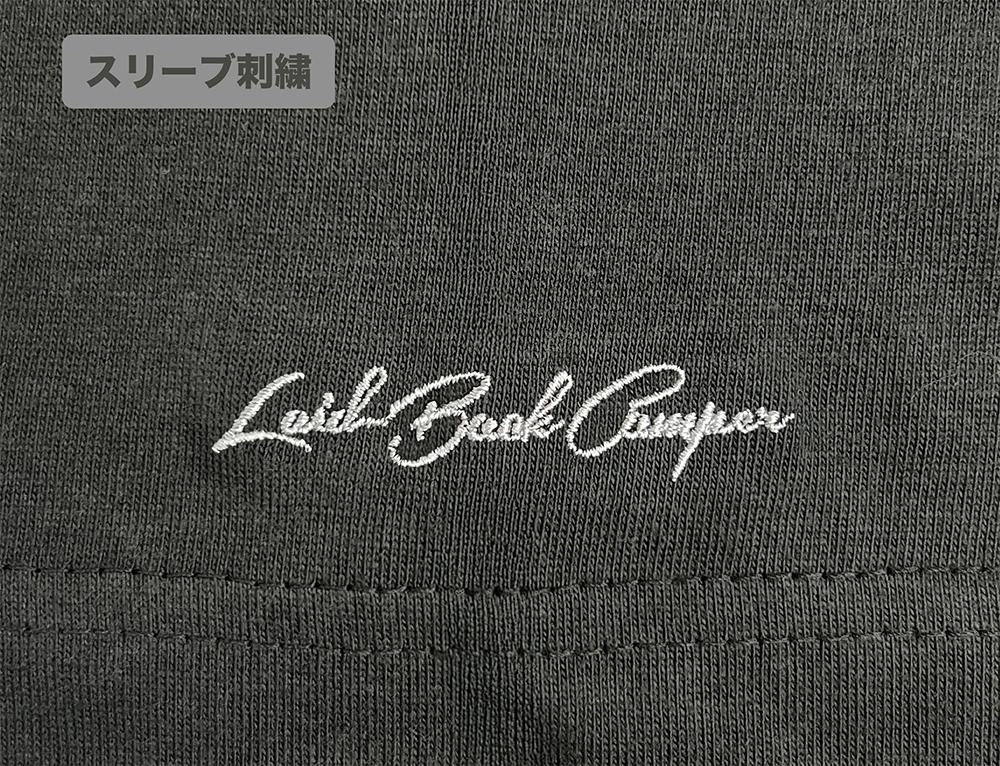 《搖曳露營》 SEASON3_S碼_摩托車志摩凜 單點刺繡T恤/炭黑