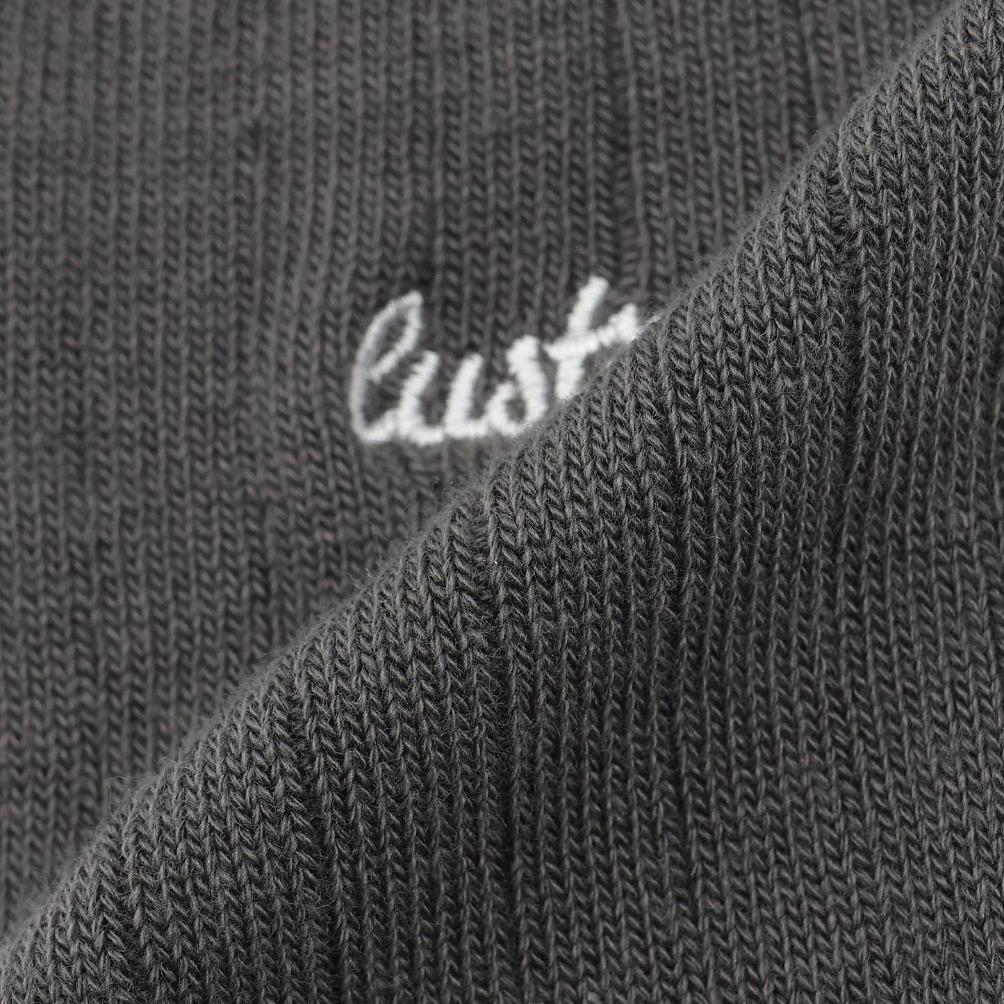 羅紋刺繡過膝襪