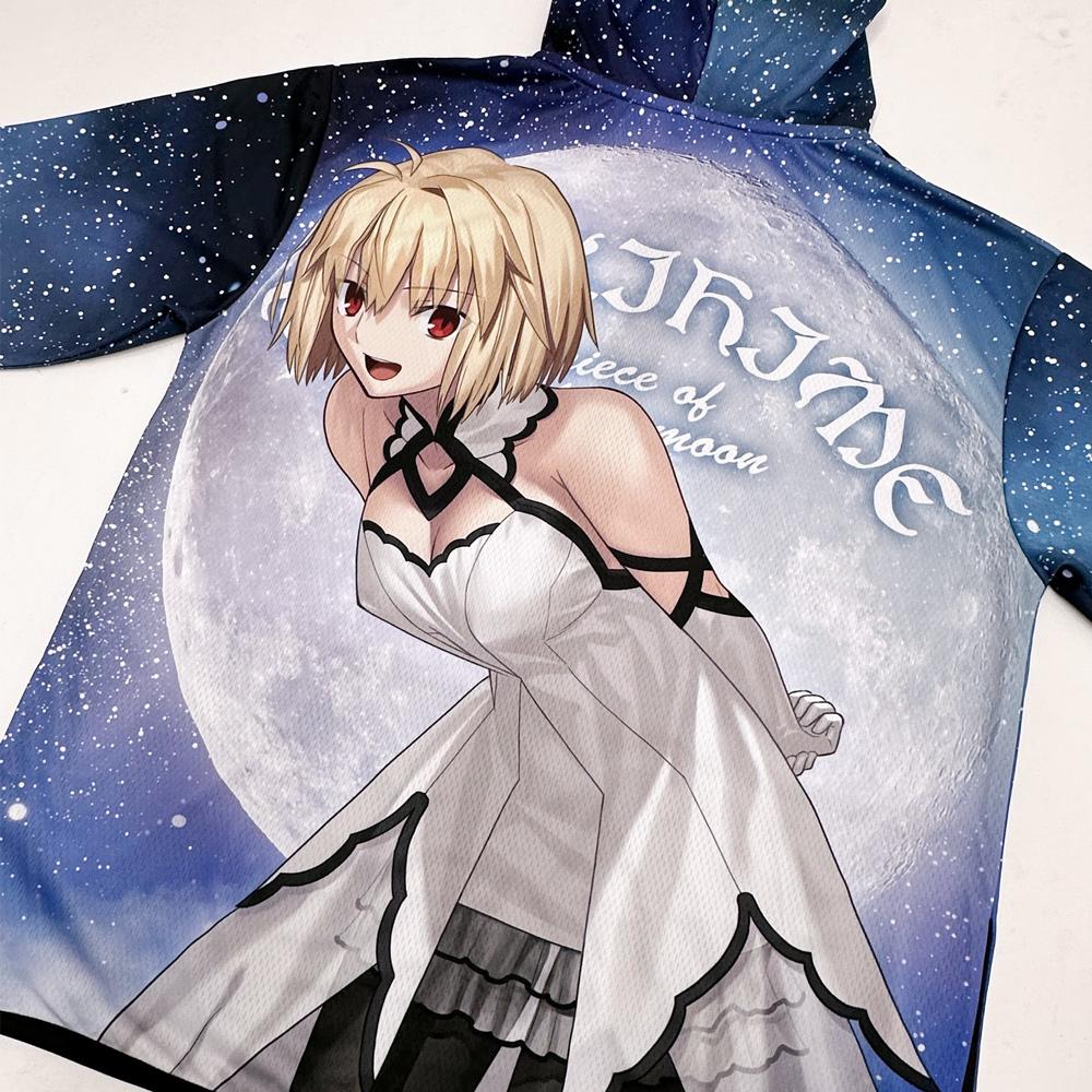 《月姬》 -A piece of blue glass moon- L碼 阿爾克艾德·布倫史塔德 全幅印花速干連帽衛衣