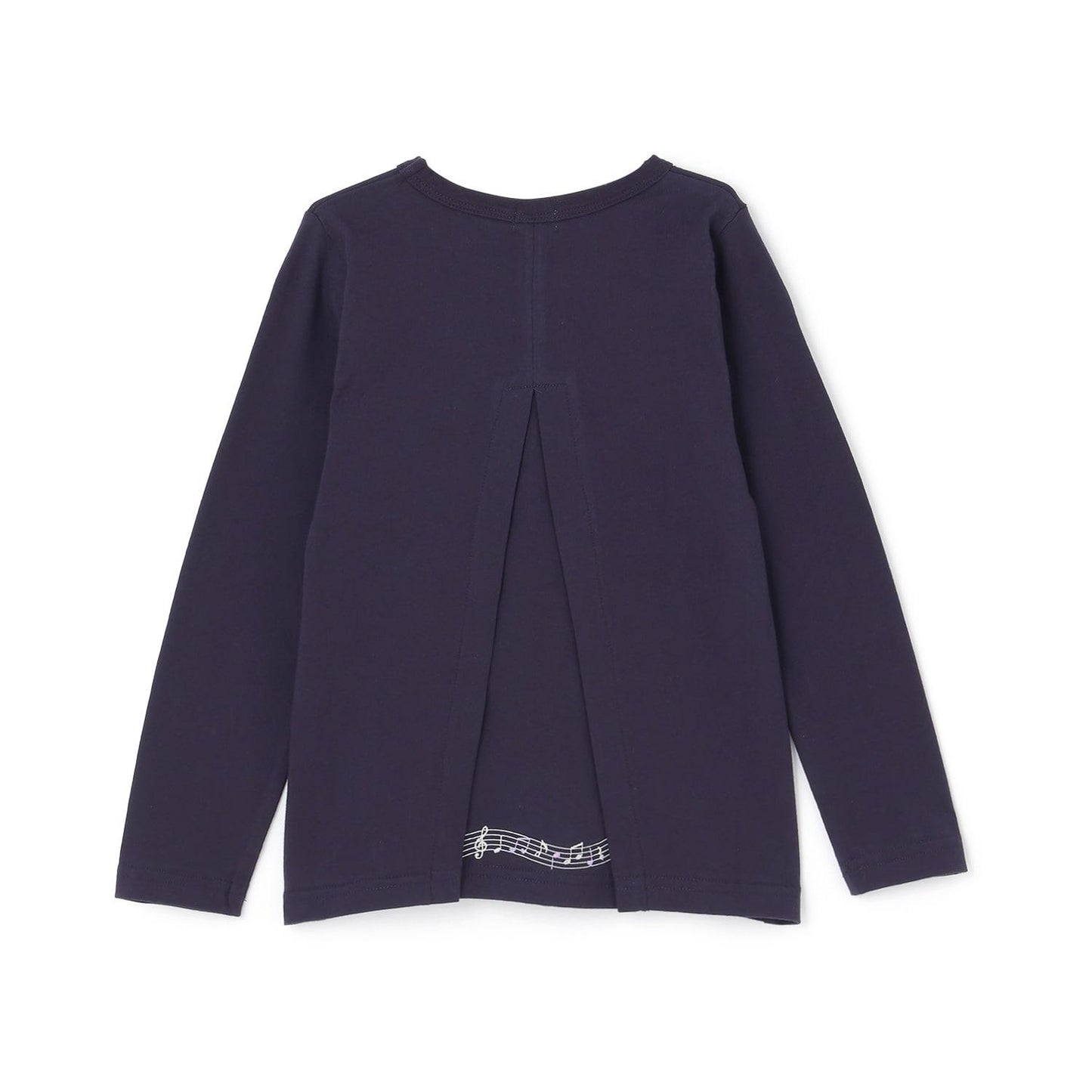 愛心與音樂圖案長袖T恤