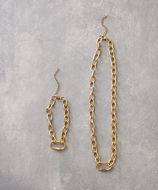 【nane】【2件套裝】手鍊&項鍊