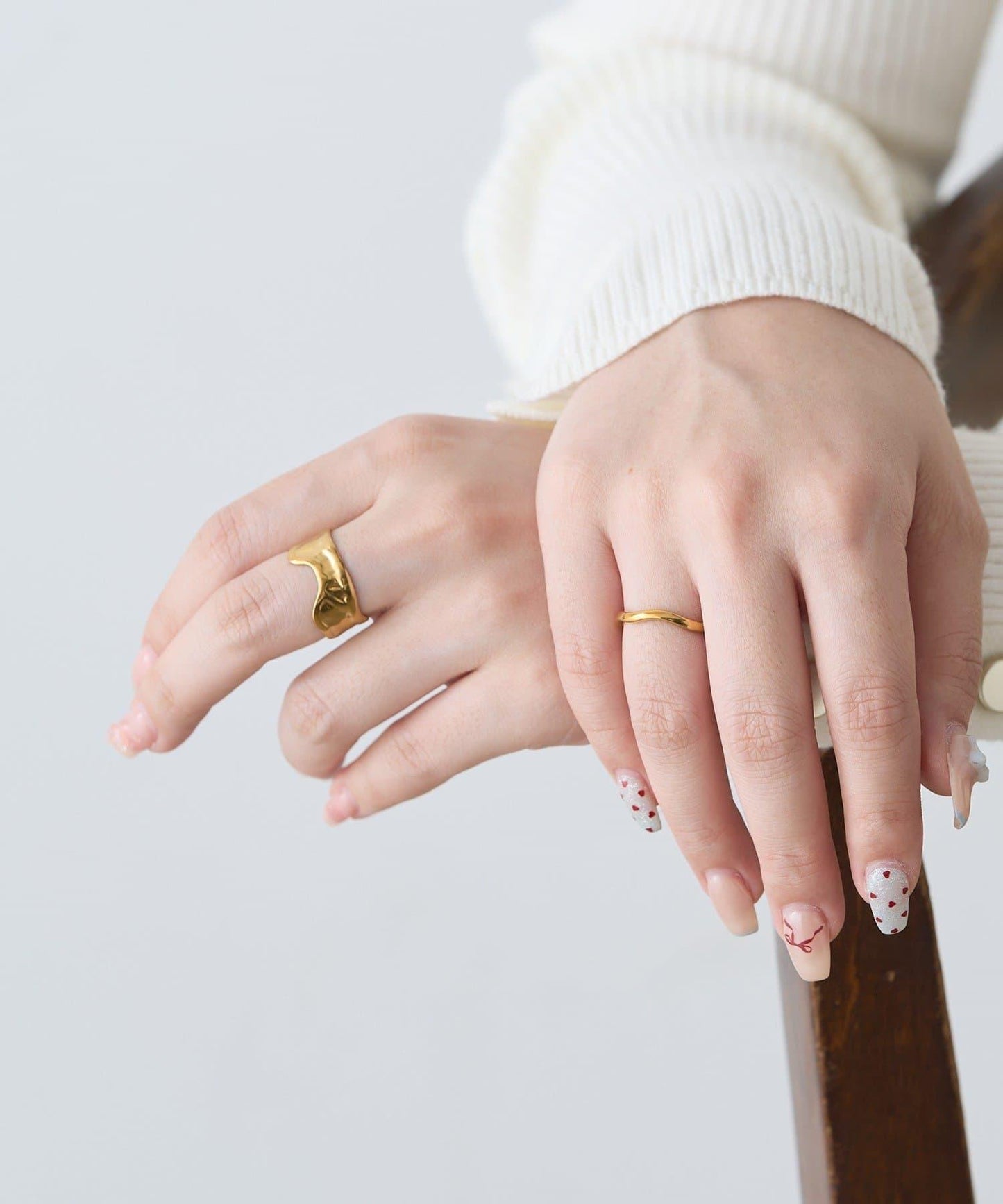 【nane】【2件套】簡約設計戒指