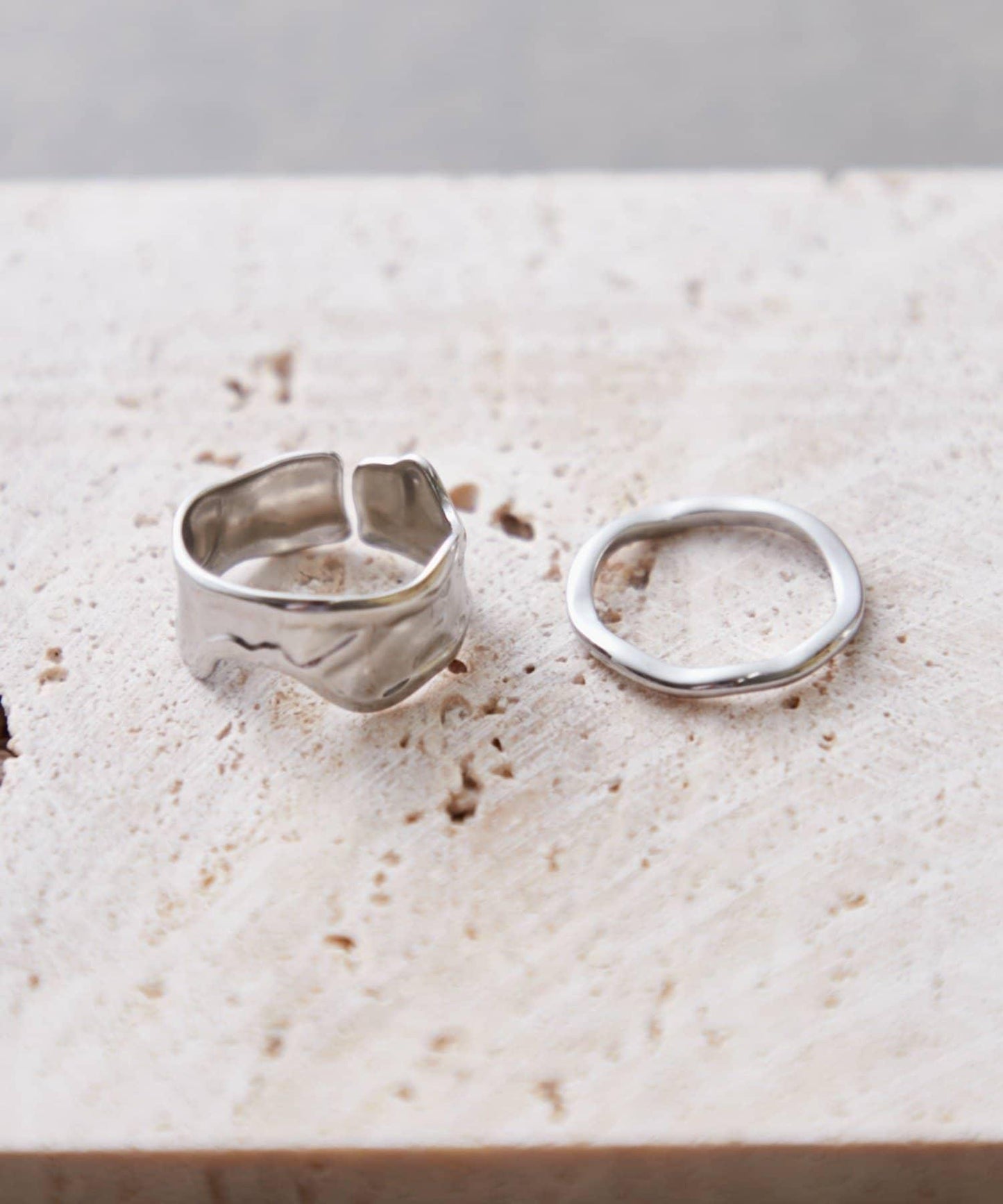 【nane】【2件套】簡約設計戒指