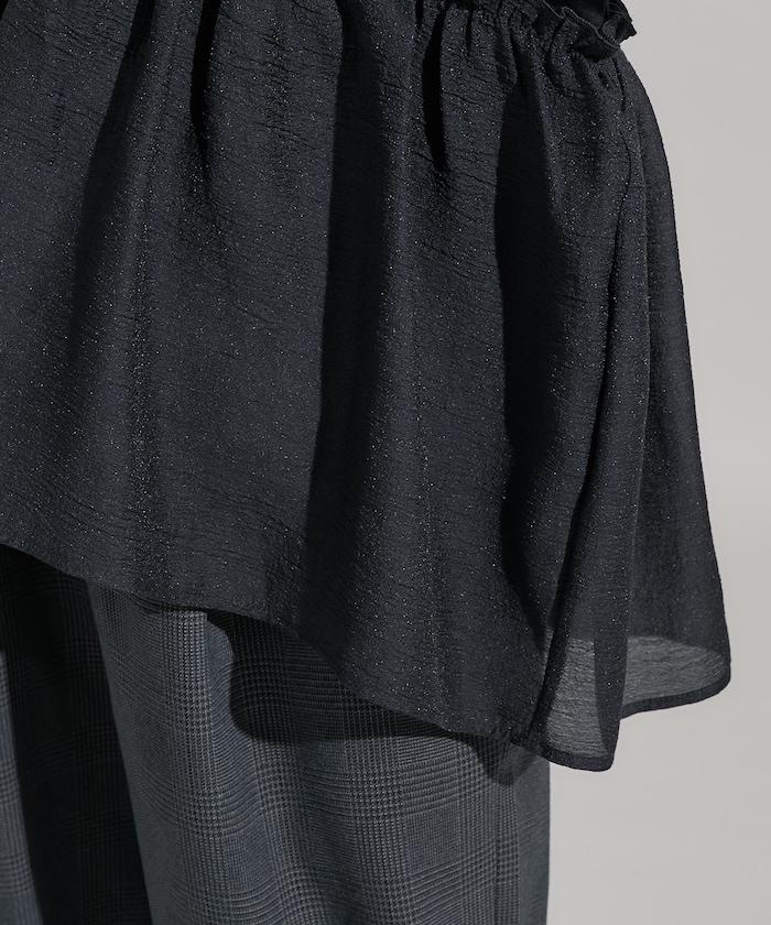 拼接設計針織衫