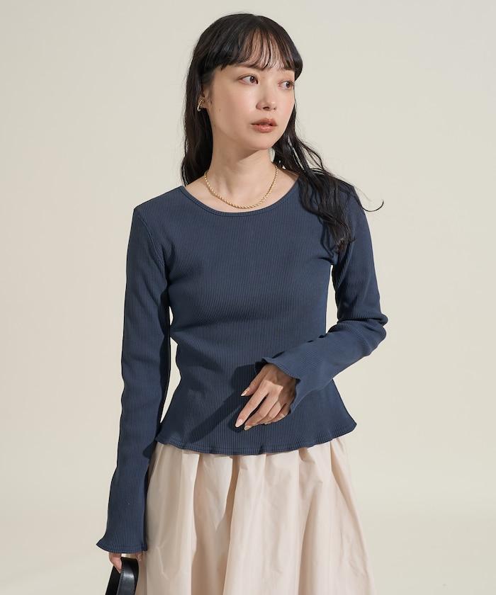 剪裁羅紋2WAY修身開衫/按扣開衫