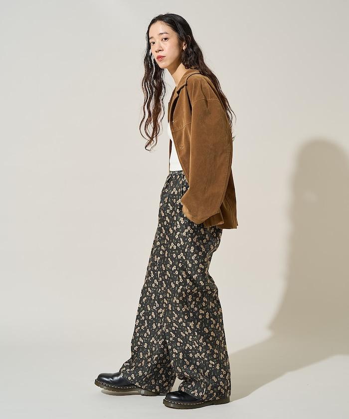 花卉提花長褲<可搭配套裝>