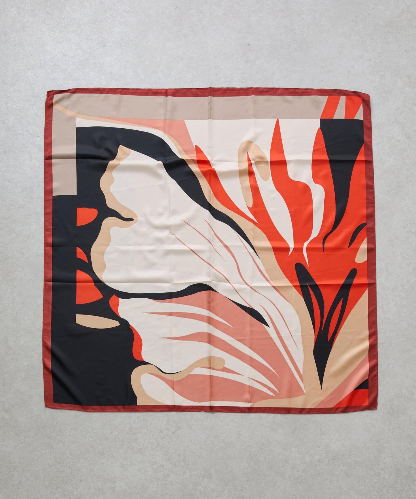 大格紋圍巾 90×90