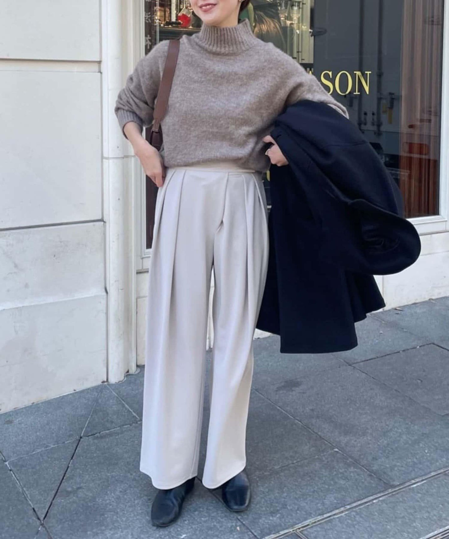 【優先】犛牛毛高領套頭毛衣