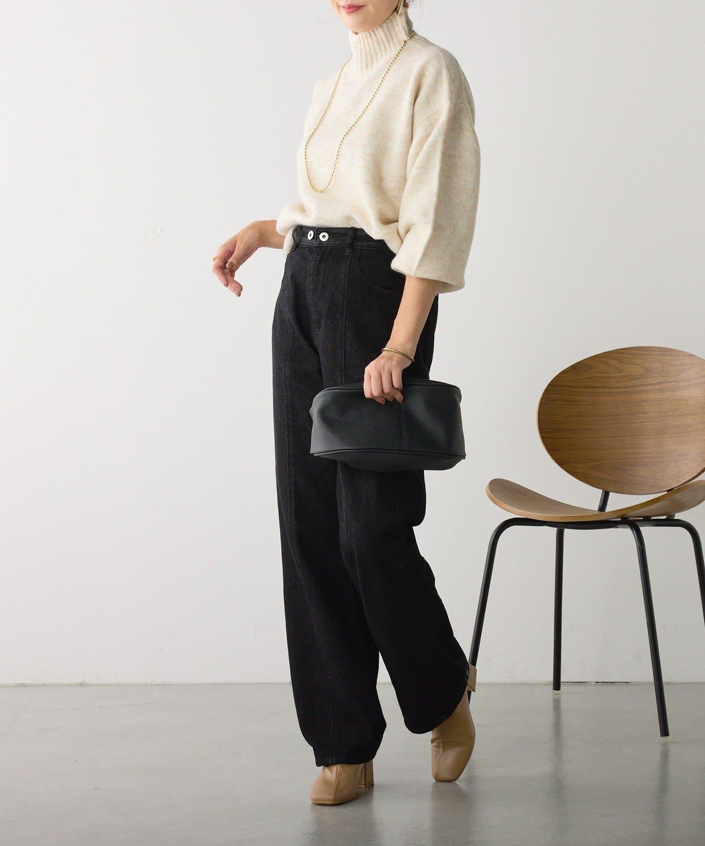 【優先】犛牛毛高領套頭毛衣