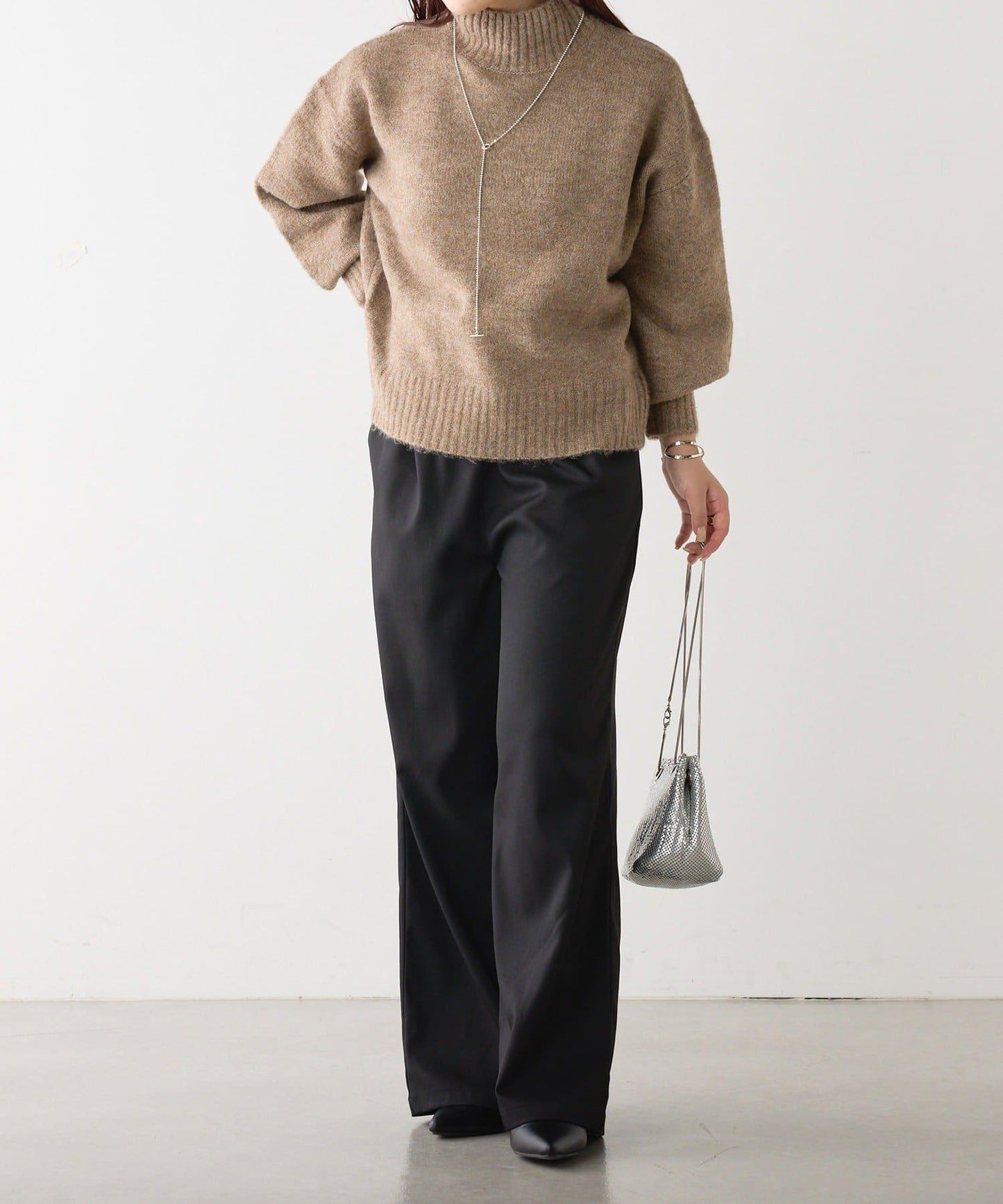 【優先】犛牛毛高領套頭毛衣