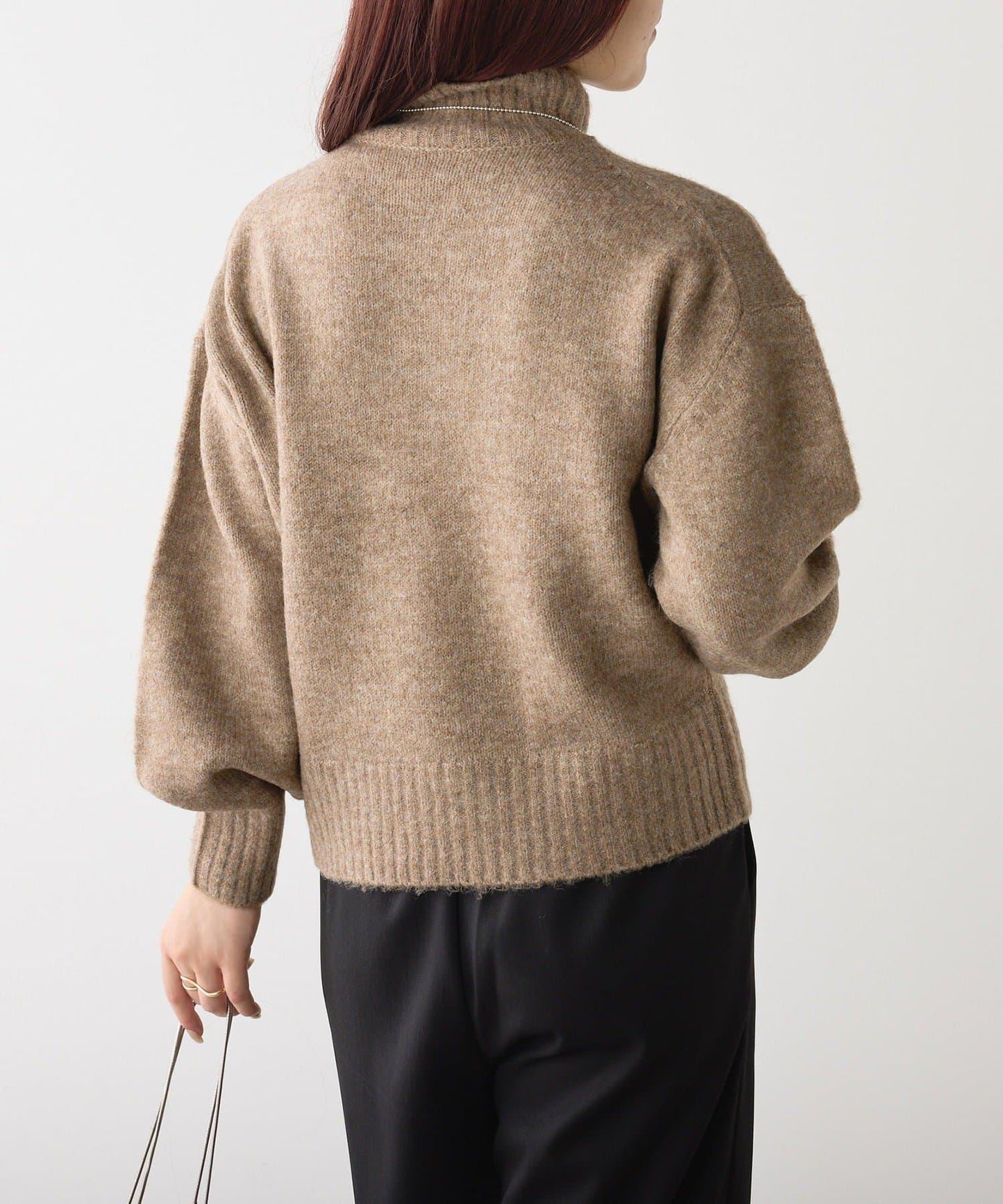 【優先】犛牛毛高領套頭毛衣